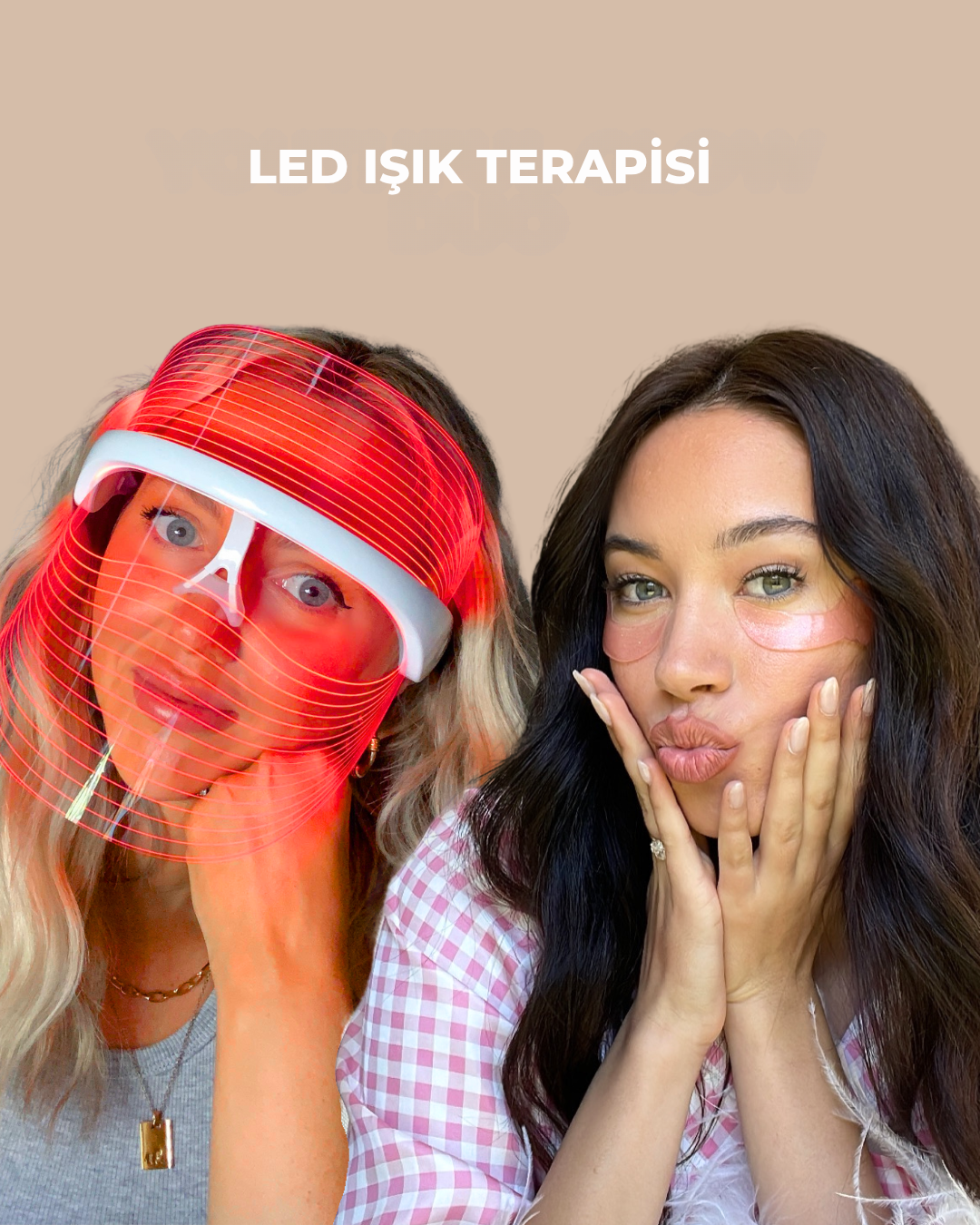 3'ü 1 Arada LED Işık Terapisi Maskesi