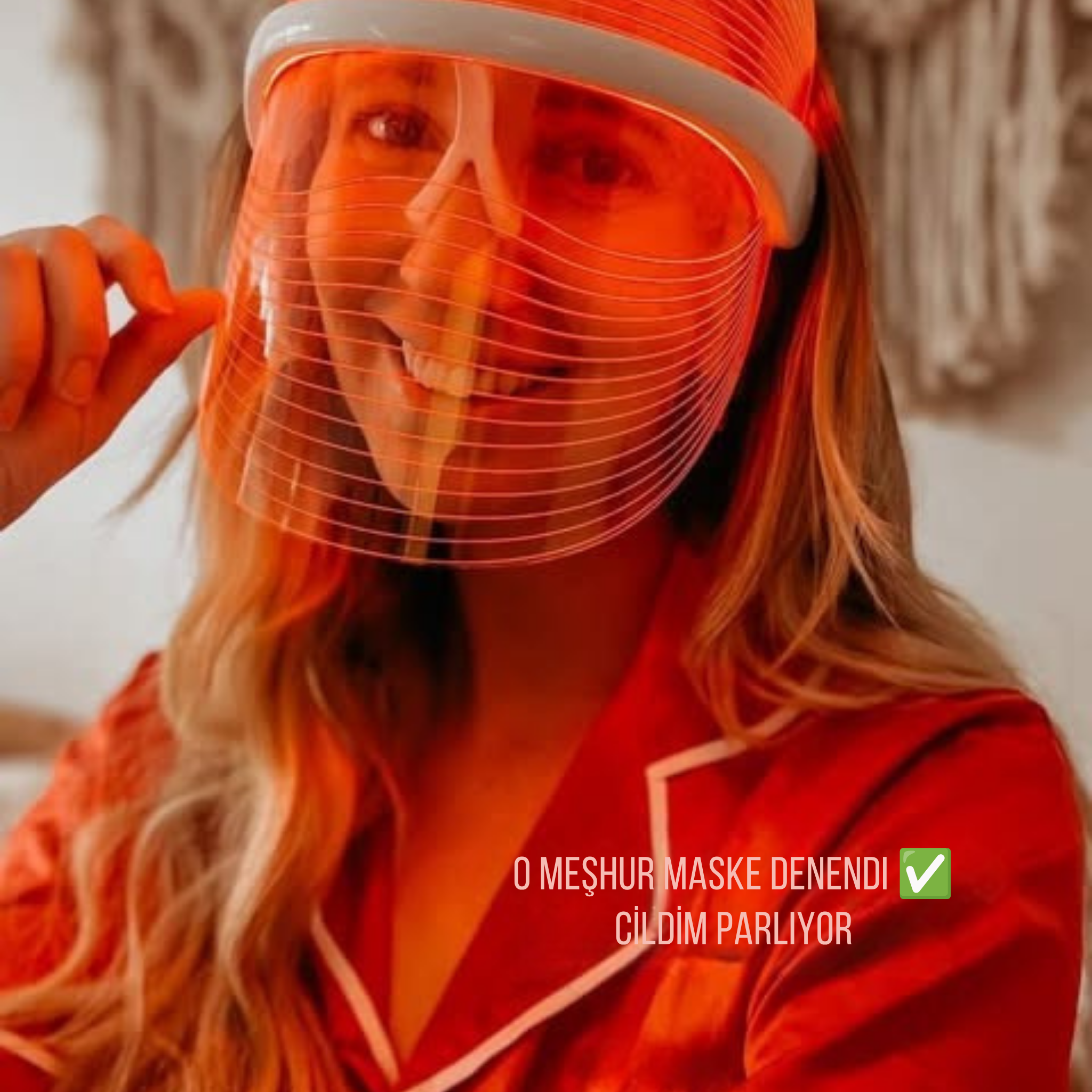 3'ü 1 Arada LED Işık Terapisi Maskesi