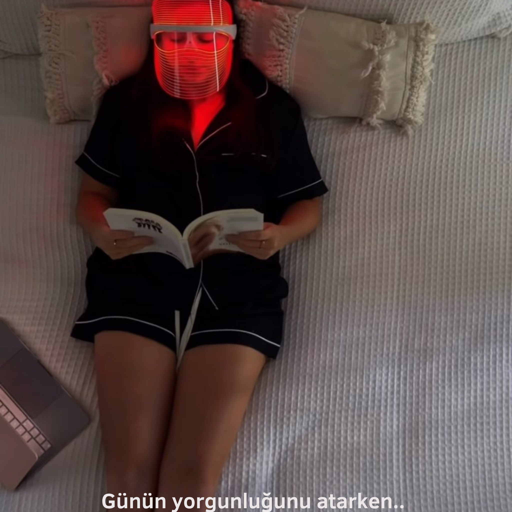 3'ü 1 Arada LED Işık Terapisi Maskesi